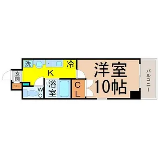 ルミナス新栄【2階】の間取り