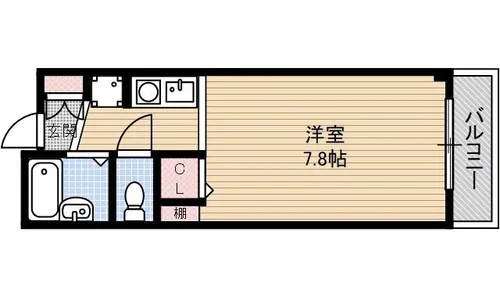 アビタシオンF【216号室】の間取り
