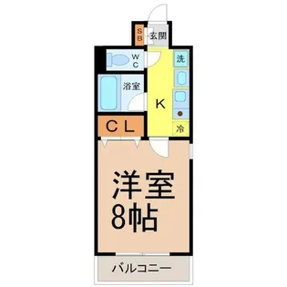 メゾン・クラルテ【1階】の間取り