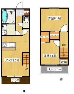 アゼーヒル【106号室】の間取り