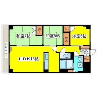 オークコート141【2階】の間取り