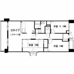 アグア【4階】の間取り