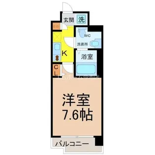 エコロジー鶴舞レジデンス【11階】の間取り