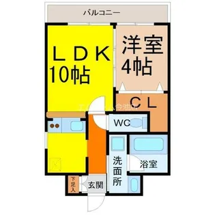 東桜コート【9階】の間取り