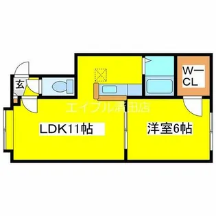 TN清田【103号室】の間取り