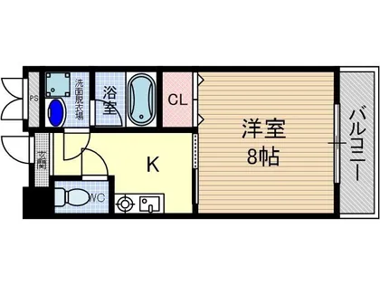 ブロッサム茨木【5階】の間取り