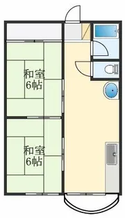 大栄マンション【4階】の間取り