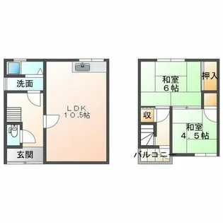 兵庫県神戸市須磨区須磨浦通6丁目【一戸建】の間取り