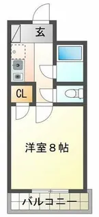 ステューディオ46【2階】の間取り