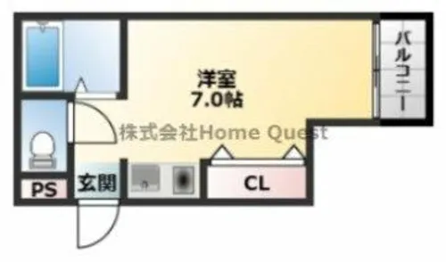サンライフ小阪本町【302号室】の間取り