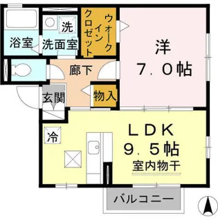 コンサージュ【1階】の間取り
