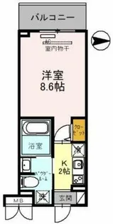 M’sマンション長栄寺【2階】の間取り