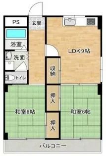 福沢ビル【4階】の間取り