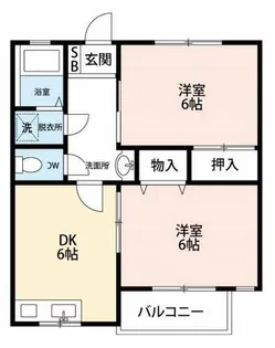 マンションイレブン【3階】の間取り
