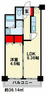 メディアパークⅡ【5階】の間取り