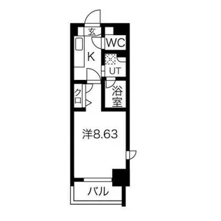 タウンライフ本山【2階】の間取り
