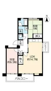 URポートアイランド【0640801号室】の間取り