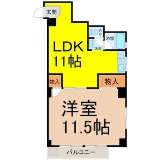 第二陽明ビル【3階】の間取り