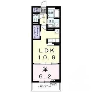 ル・グランボヌール【1階】の間取り