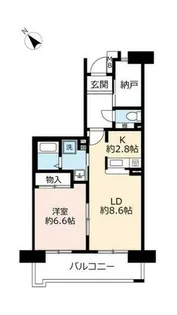 URサンヴァリエ針中野【0090509号室】の間取り