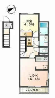 グレーシアK&S Ⅰ【2階】の間取り