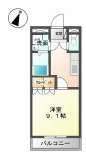 ヴィルコート【1階】の間取り