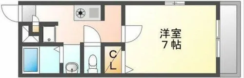 クイーンズコート【2階】の間取り