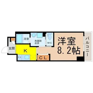 グランシャリオ波寄【4階】の間取り