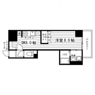 スカイヒルズ栄町4【3階】の間取り