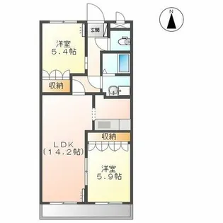 ひかりハウス【203号室】の間取り