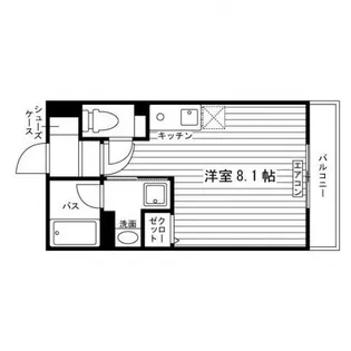 Uni E’terna 札幌N15【2階】の間取り