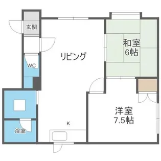 ボヌール35【201号室】の間取り