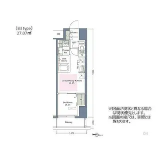 アーバネックス京町堀【8階】の間取り