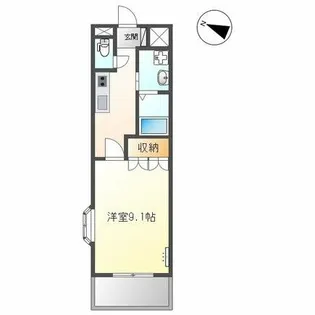 ローズガーデン【3階】の間取り