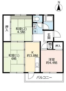 UR平城第一【0170102号室】の間取り