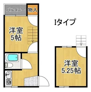 Upper House住之江公園【4階】の間取り
