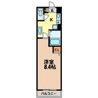 ヒルズ花の木【3階】の間取り
