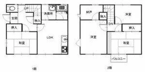 愛知県名古屋市名東区藤森1丁目【一戸建】の間取り