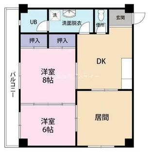 冨安ビル【201号室】の間取り