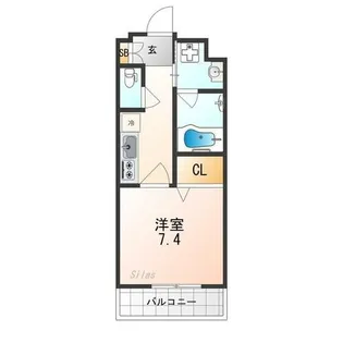 ベラジオ京都壬生ウエストゲート【1階】の間取り