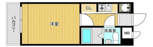 エステート・モアPANO高宮【3階】の間取り