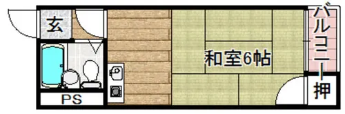 鈴木マンション【203号室】の間取り