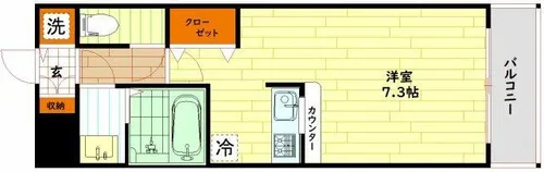 クレアート大阪EAST G4【5階】の間取り