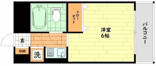 ラ・レジダンス・ド・京橋【5階】の間取り