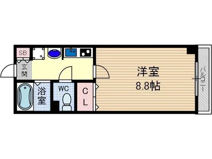 コラソン・パラシオ【402号室】の間取り