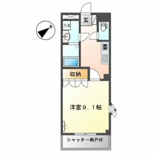 プライムガーデン【1階】の間取り