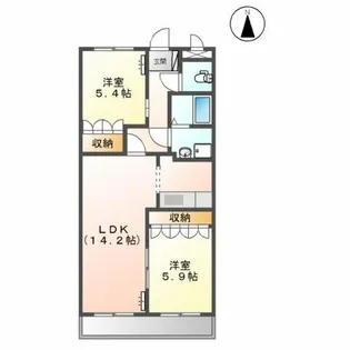 ひかりハウス【2階】の間取り