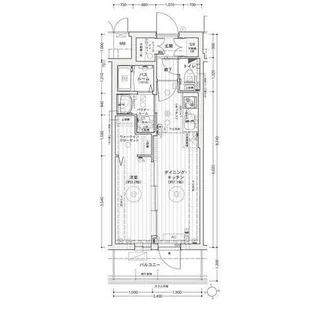 エステムコート名古屋上前津【4階】の間取り