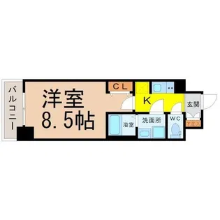 S-RESIDENCE金山WEST【6階】の間取り