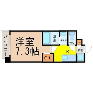 エステート茶屋が坂【3階】の間取り